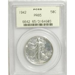 1942 50C PR65 PCGS