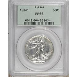 1942 50C PR66 PCGS