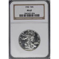 1942 50C PR67 NGC
