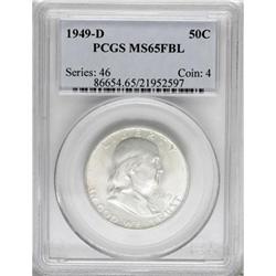 1949-D 50C Full Bell Lines MS65 PCGS