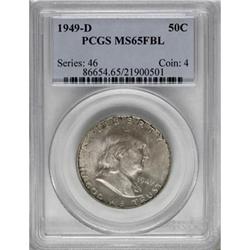 1949-D 50C Full Bell Lines MS65 PCGS