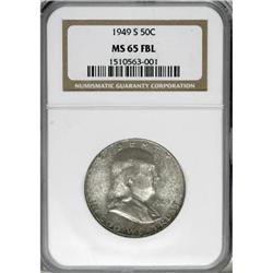 1949-S 50C Full Bell Lines MS65 NGC