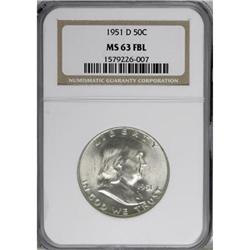 1951-D 50C Full Bell Lines MS63 NGC