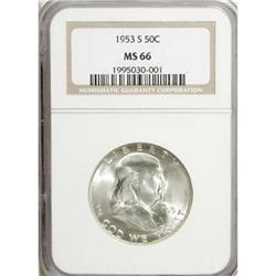 1953-S 50C MS66 NGC