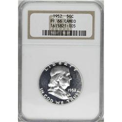 1952 50C Cameo PR66 NGC