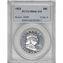1953 50C Cameo PR66 PCGS