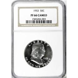 1953 50C Cameo PR66 NGC