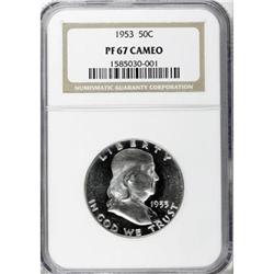 1953 50C Cameo PR67 NGC