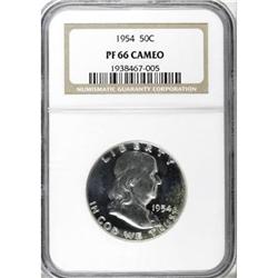 1954 50C Cameo PR66 NGC