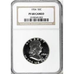 1954 50C Cameo PR68 NGC