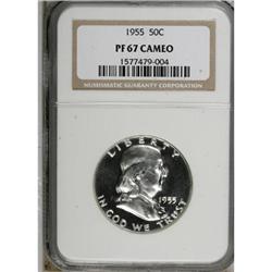 1955 50C Cameo PR67 NGC