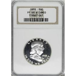 1955 50C Cameo PR68 NGC