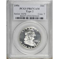 1956 50C Type Two Cameo PR67 PCGS