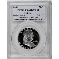 1956 50C Type Two Deep Cameo PR68 PCGS