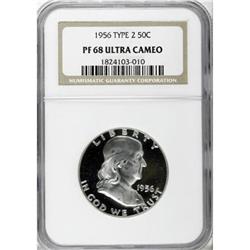 1956 50C Type Two Deep Cameo PR68 NGC