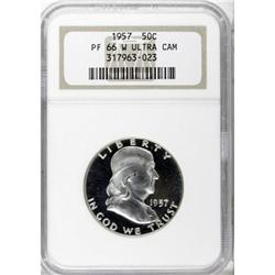 1957 50C Deep Cameo PR66 NGC