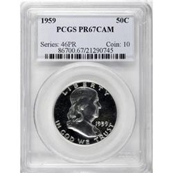 1959 50C Cameo PR67 PCGS