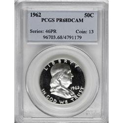 1962 50C Deep Cameo PR68 PCGS