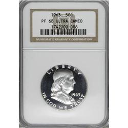 1963 50C Deep Cameo PR68 NGC