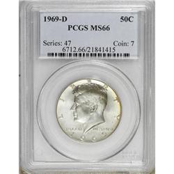 1969-D 50C MS66 PCGS