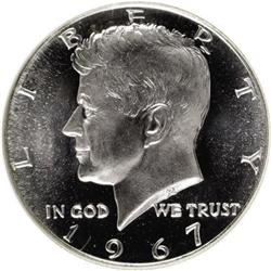 1967 50C SMS Deep Cameo MS67 NGC