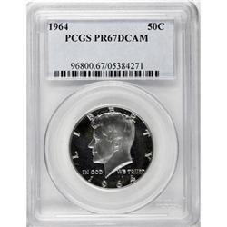 1964 50C Deep Cameo PR67 PCGS