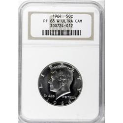 1964 50C Deep Cameo PR68 NGC