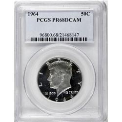 1964 50C Deep Cameo PR68 PCGS