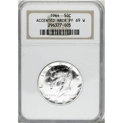 1964 50C Accented Hair PR69 NGC