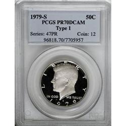 1979-S 50C Type One Deep Cameo PR70 PCGS