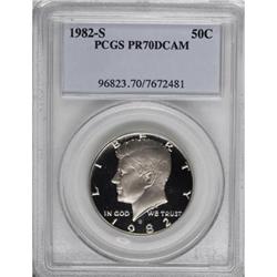 1982-S 50C Deep Cameo PR70 PCGS