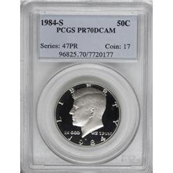 1984-S 50C Deep Cameo PR70 PCGS