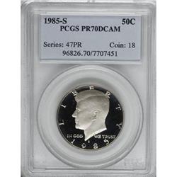 1985-S 50C Deep Cameo PR70 PCGS