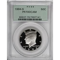 1994-S 50C Clad Deep Cameo PR70 PCGS