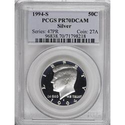 1994-S 50C Silver Deep Cameo PR70 PCGS