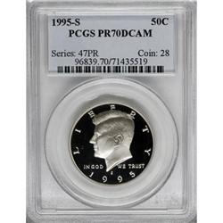 1995-S 50C Clad Deep Cameo PR70 PCGS