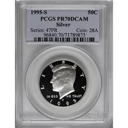 1995-S 50C Silver Deep Cameo PR70 PCGS