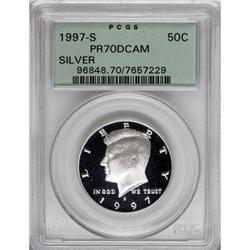 1997-S 50C Silver Deep Cameo PR70 PCGS