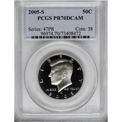 2005-S 50C Clad Deep Cameo PR70 PCGS