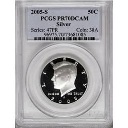 2005-S 50C Silver Deep Cameo PR70 PCGS