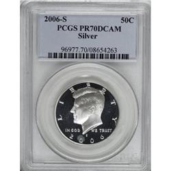 2006-S 50C Silver Deep Cameo PR70 PCGS
