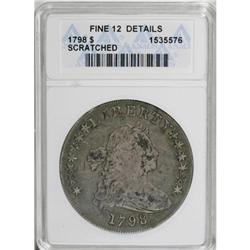 1798 $1 Large Eagle F12 ANACS