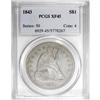 Image 1 : 1843 $1 XF45 PCGS