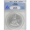Image 1 : 1843 $1 AU58 ANACS