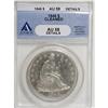 Image 3 : 1846 $1 AU58 ANACS