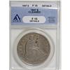 Image 1 : 1847 $1 F15 ANACS