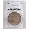 Image 3 : 1849 $1 AU55 PCGS
