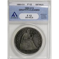 1850-O $1 F12 ANACS