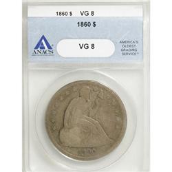 1860 $1 VG8 ANACS