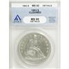 Image 1 : 1863 $1 MS60 ANACS